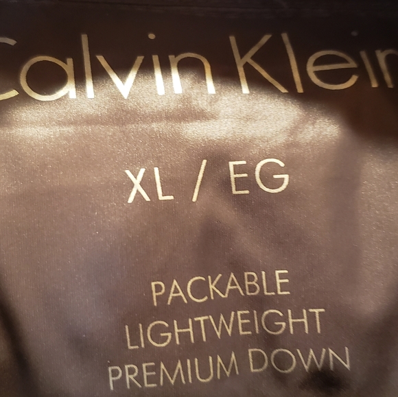 Grey Calvin Klein Packable Down Puffer Jacket - Picture 4 of 7